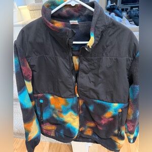 Ozark Trail Men's and Big Men's Mix Media Fleece Jacket Size L